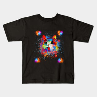 best t-shirt the Cat Cosmic 3D Kids T-Shirt